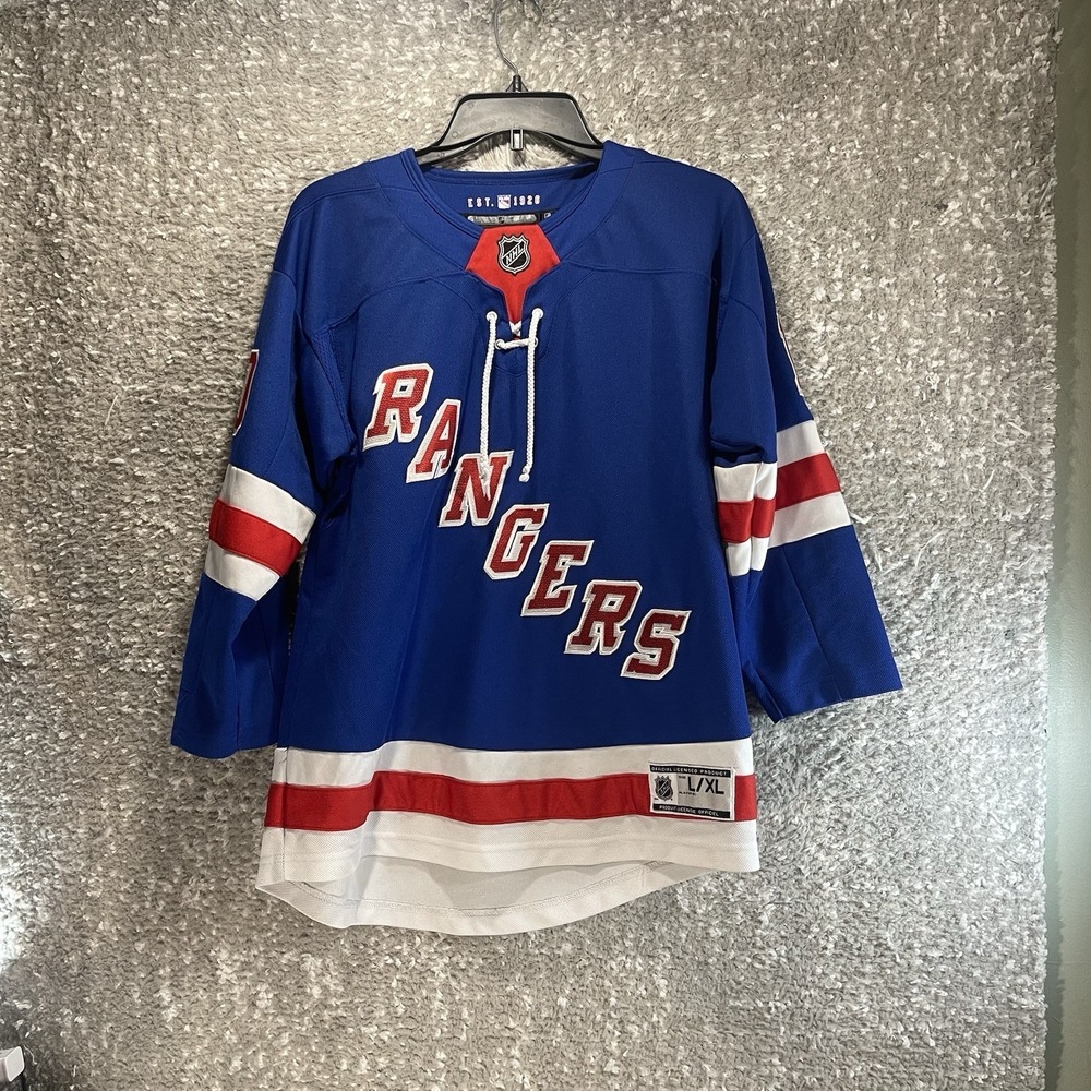 New York Rangers Panarin #10 NHL Blue Jersey Size L, XL Hockey By NHL Teen Youth